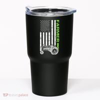 American Farmer USA Tractor Flag Tumbler thumb 0