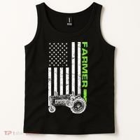 American Farmer USA Tractor Flag Tank Top thumb 2
