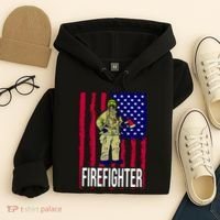 American Firefighter Hoodie thumb 4