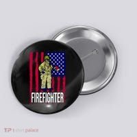 American Firefighter Button thumb 0