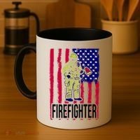 American Firefighter Coffee Mug thumb 4