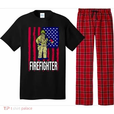 American Firefighter Pajama Set