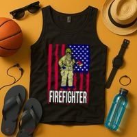 American Firefighter Tank Top thumb 4