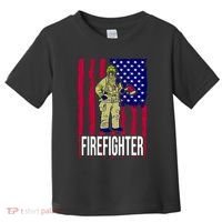 American Firefighter Toddler T-Shirt thumb 0
