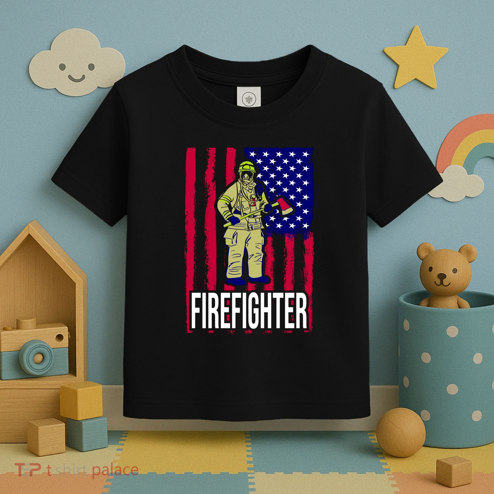 American Firefighter Toddler T-Shirt
