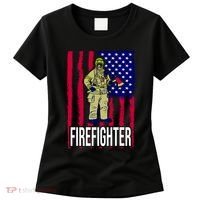 American Firefighter Women's T-Shirt thumb 0
