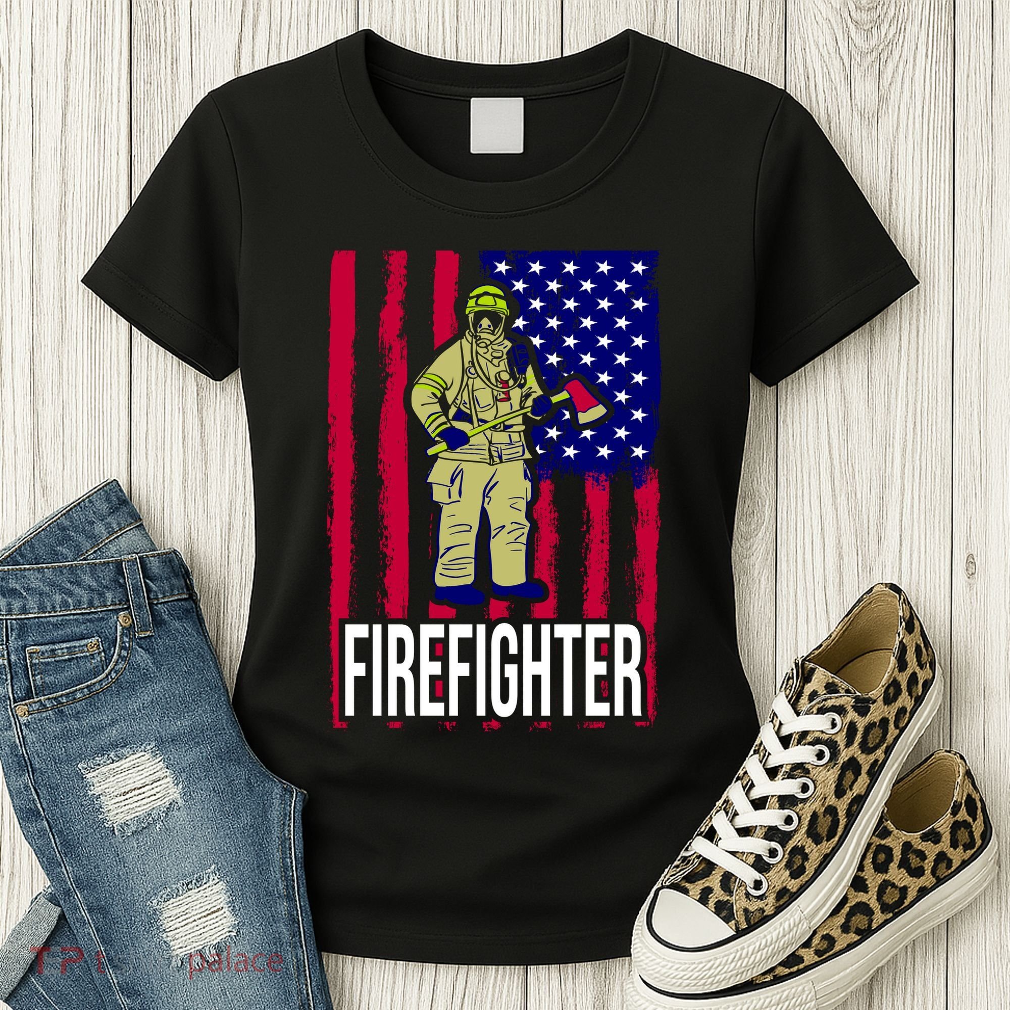 American Firefighter Women's T-Shirt