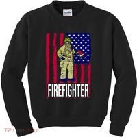 American Firefighter Kids Sweatshirt thumb 0