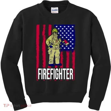 American Firefighter Kids Sweatshirt
