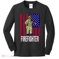 American Firefighter Kids Long Sleeve Shirt thumb 0
