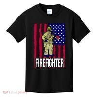 American Firefighter Kids T-Shirt thumb 0