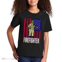 American Firefighter Kids T-Shirt thumb 2