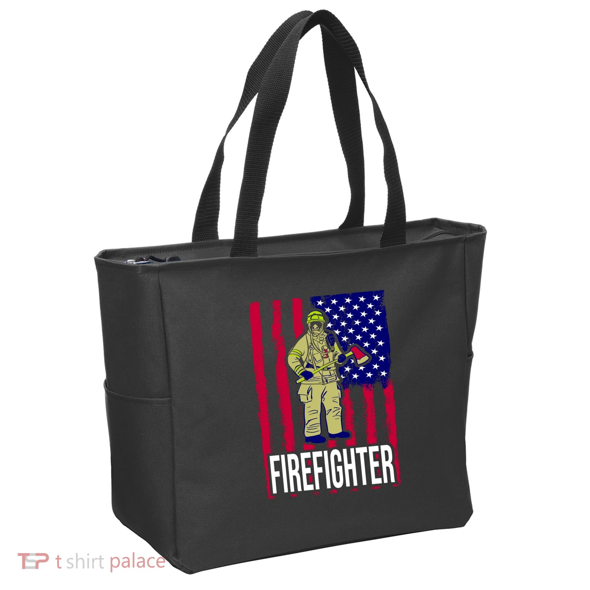 American Firefighter Tote Bag