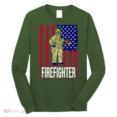 American Firefighter Long Sleeve Shirt