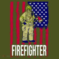 American Firefighter Mousepad thumb 1