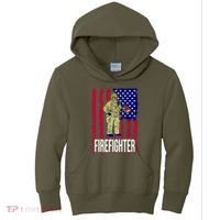 American Firefighter Kids Hoodie thumb 0