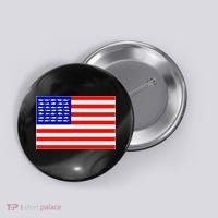 American Fishing Flag Button thumb 0