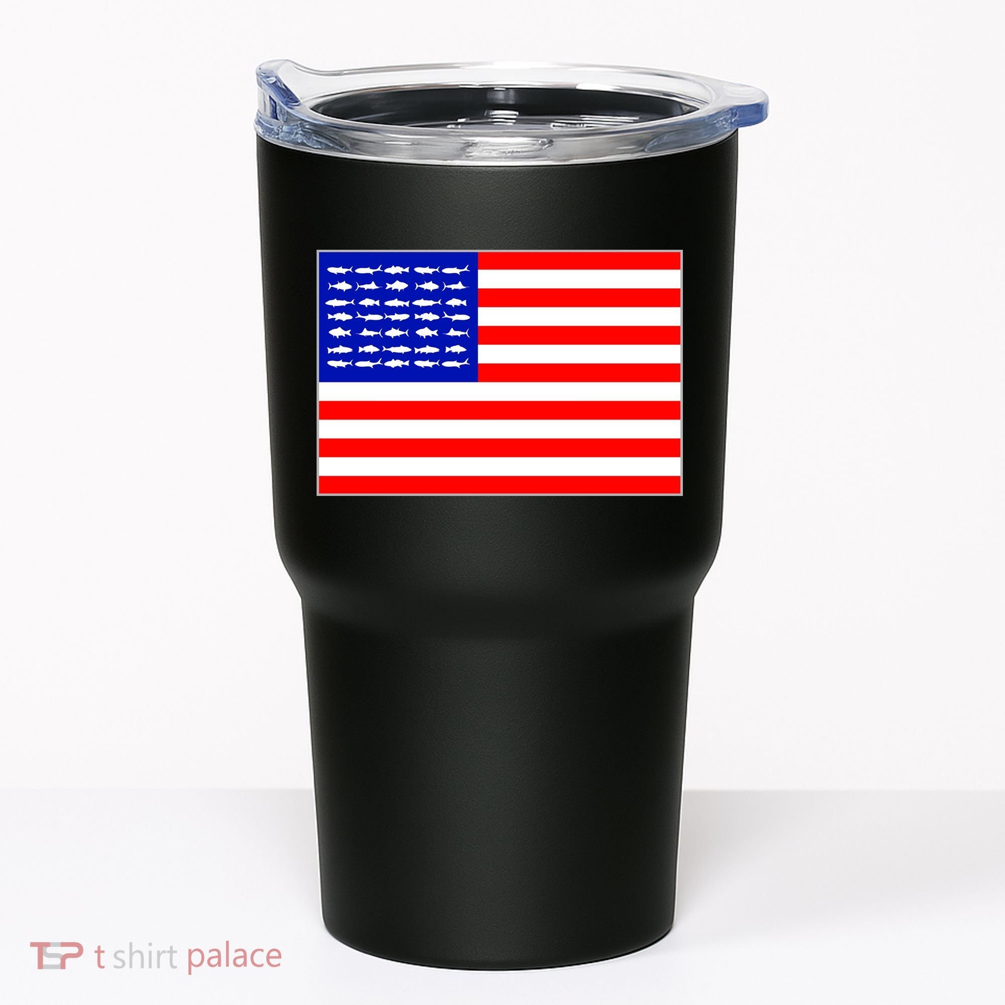 American Fishing Flag Tumbler