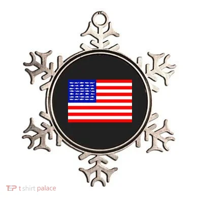 American Fishing Flag Ornament