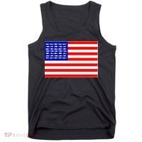 American Fishing Flag Tank Top thumb 0