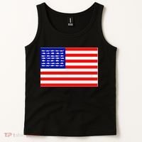 American Fishing Flag Tank Top thumb 2