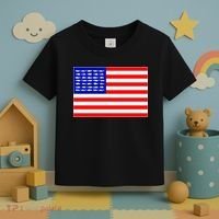 American Fishing Flag Toddler T-Shirt thumb 3