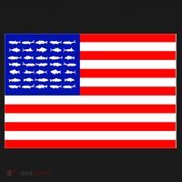 American Fishing Flag Visor thumb 3