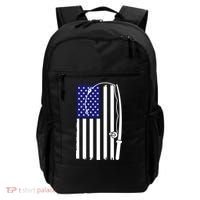 American Fishing Rod & Hook Flag Backpack thumb 0