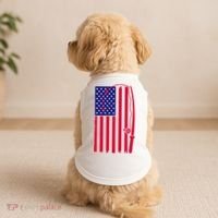 American Fishing Rod & Hook Flag Doggie Tank thumb 2