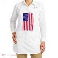 American Fishing Rod & Hook Flag Apron thumb 2
