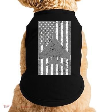 American Flag Airplane Pilot Doggie Tank