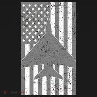 American Flag Airplane Pilot Sweatshirt thumb 3