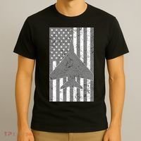 American Flag Airplane Pilot T-Shirt thumb 3