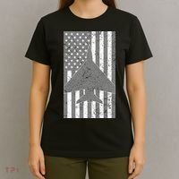 American Flag Airplane Pilot T-Shirt thumb 4