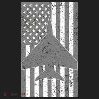 American Flag Airplane Pilot Beanie thumb 2