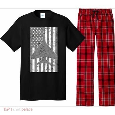American Flag Airplane Pilot Pajama Set