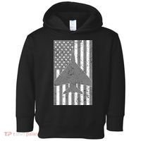 American Flag Airplane Pilot Toddler Hoodie thumb 0