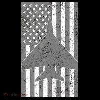 American Flag Airplane Pilot Kids Sweatshirt thumb 2