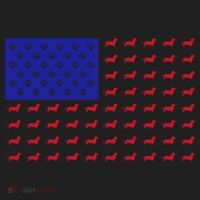 American Flag Dachshund Dog Women's Sweatshirt thumb 2