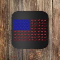 American Flag Dachshund Dog Coaster thumb 0