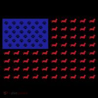 American Flag Dachshund Dog Toddler Hoodie thumb 2
