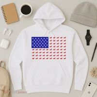 American Flag Dachshund Dog Hoodie thumb 3
