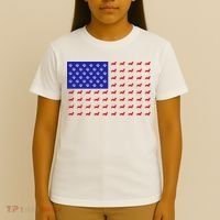 American Flag Dachshund Dog T-Shirt thumb 4