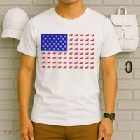 American Flag Dachshund Dog T-Shirt thumb 6
