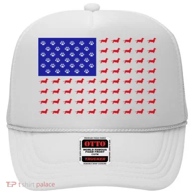 American Flag Dachshund Dog Hat