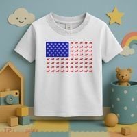 American Flag Dachshund Dog Toddler T-Shirt thumb 3