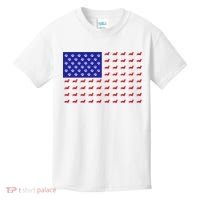 American Flag Dachshund Dog Kids T-Shirt thumb 0