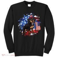 American Flag Dachshund Dog Cool Sweatshirt thumb 0