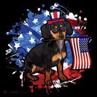 American Flag Dachshund Dog Cool Coffee Mug thumb 5