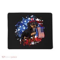 American Flag Dachshund Dog Cool Mousepad thumb 0